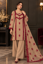Chiffon 3 Piece Suit