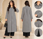 Black & White Striped Co-Ord Set