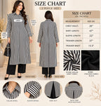 Black & White Striped Co-Ord Set