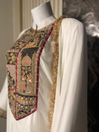 White MAD Silk Dress