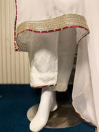 White MAD Silk Dress