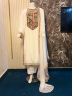 White MAD Silk Dress