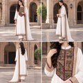 White MAD Silk Dress