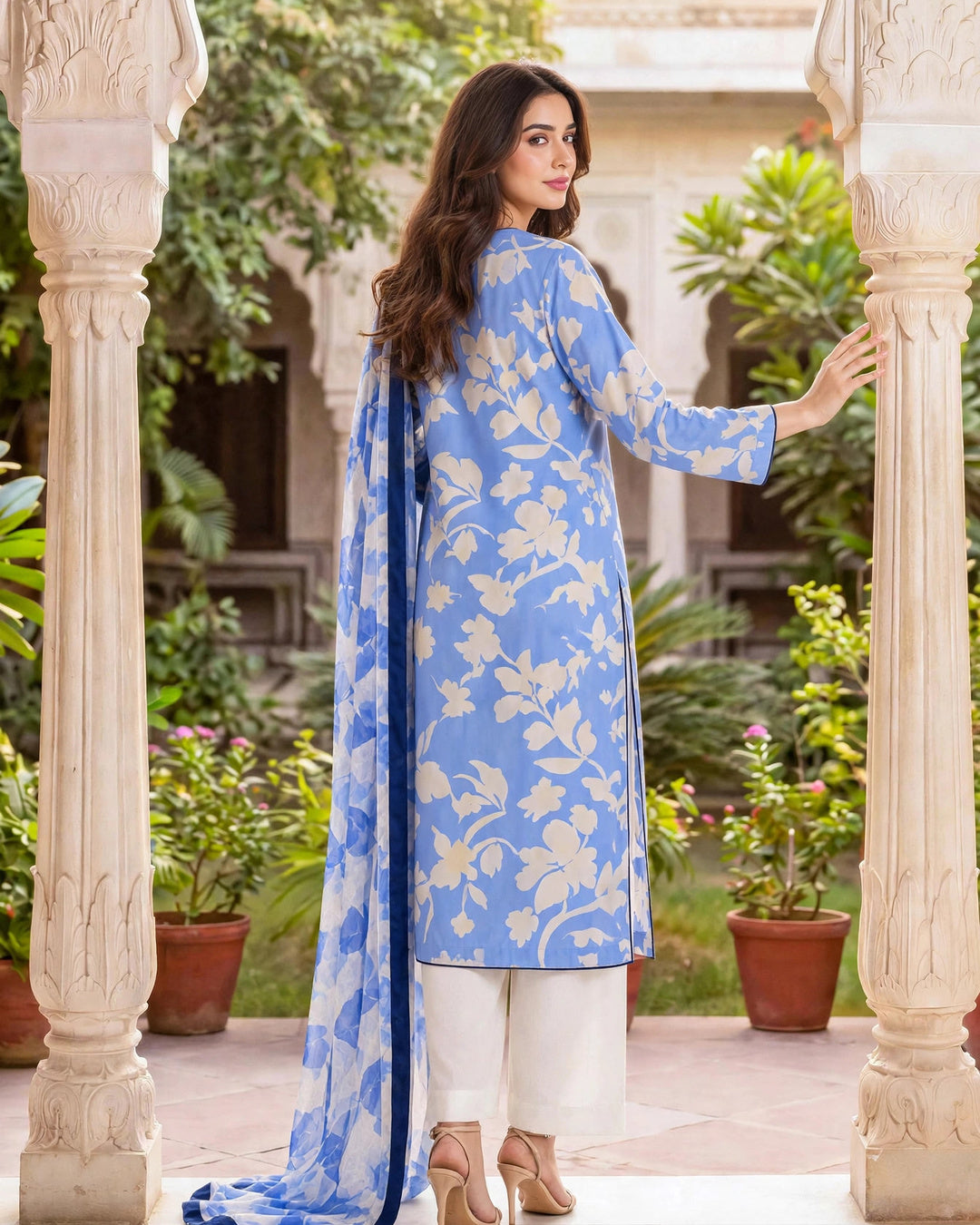 Blue Bloom Boski 3-Piece Suit